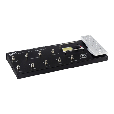 Fender MUSTANG FLOOR quick start guide