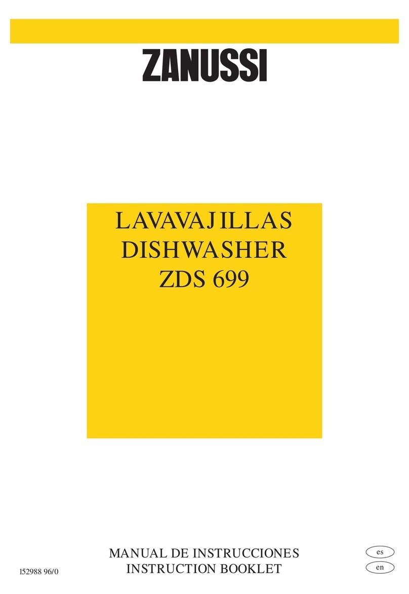Zanussi ZDS 699 Instruction booklet