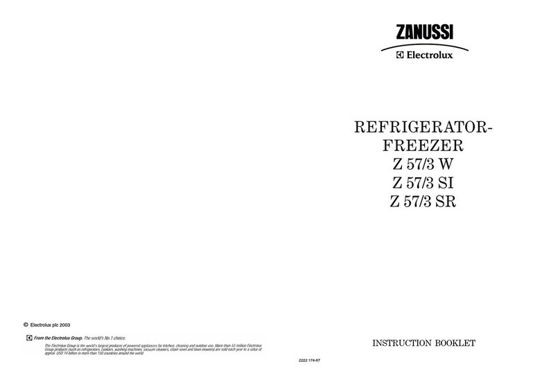 Zanussi Electrolux Z 57/3 W Instruction booklet