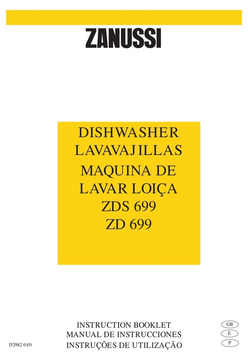 Zanussi ZD 699 User manual