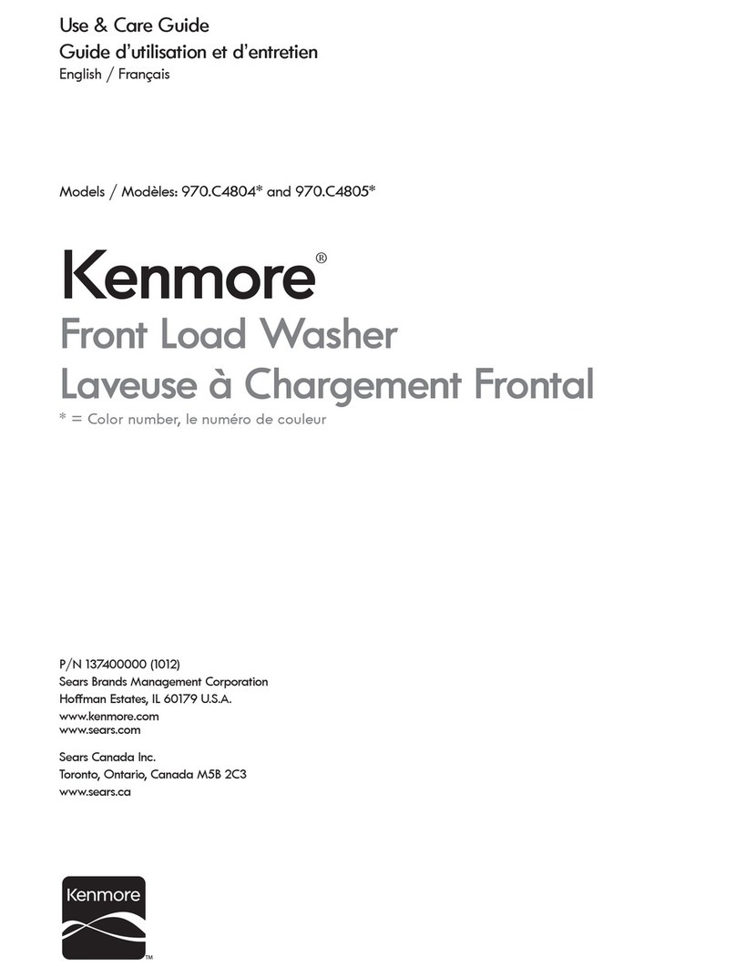 Kenmore 970.C4804 Series User manual