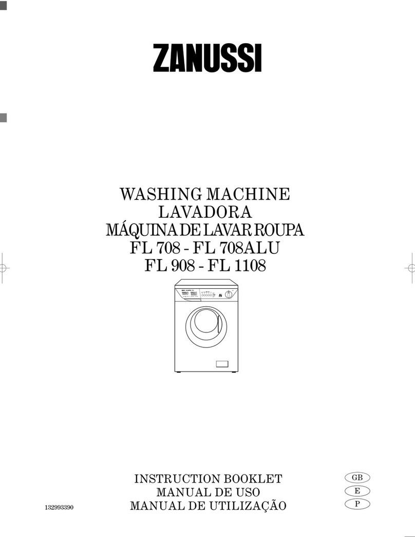 Zanussi FL 1108 Instruction booklet