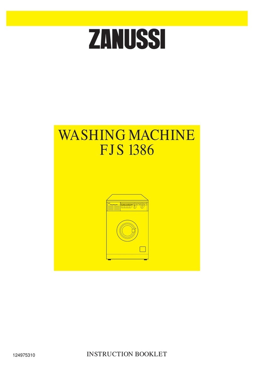 Zanussi FJS 1386 Instruction booklet