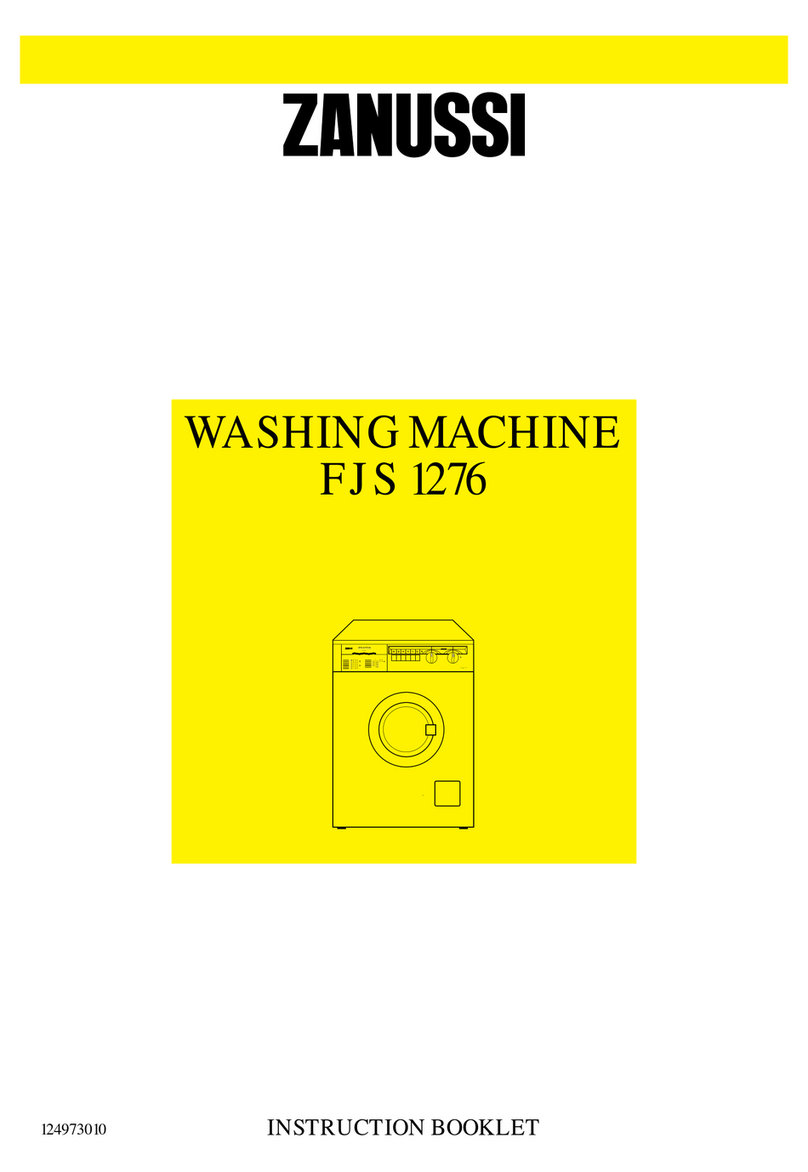 Zanussi FJS 1276 Instruction booklet