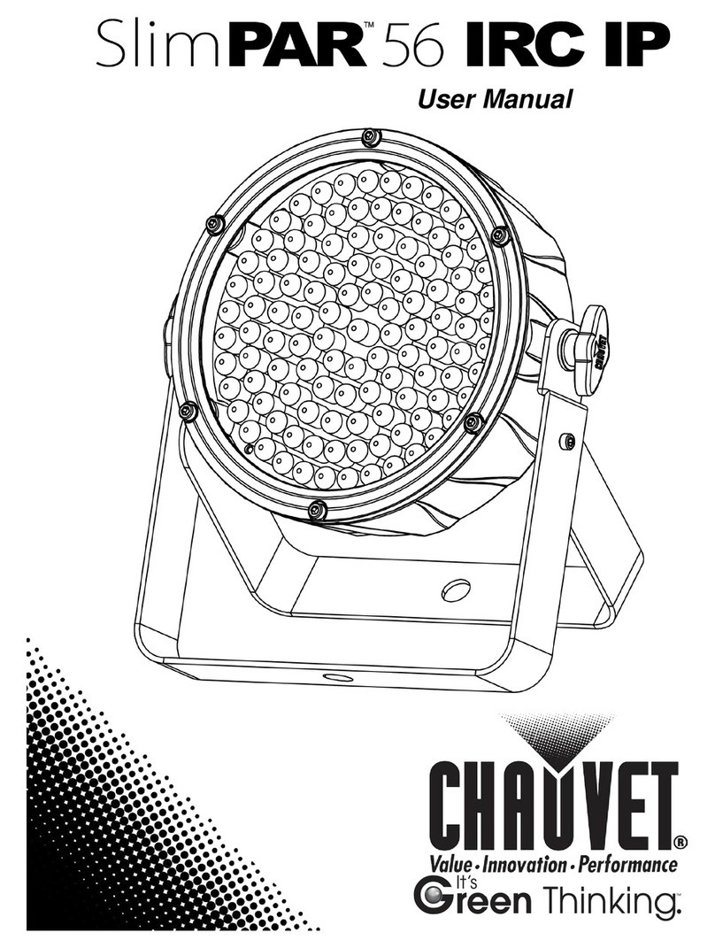 Chauvet SlimPAR 56 IRC IP User manual