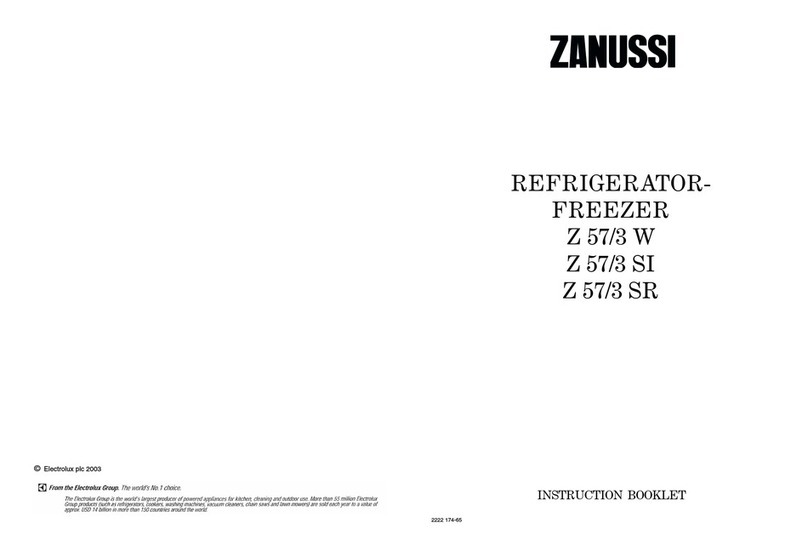 Zanussi Z 57/3 W User manual