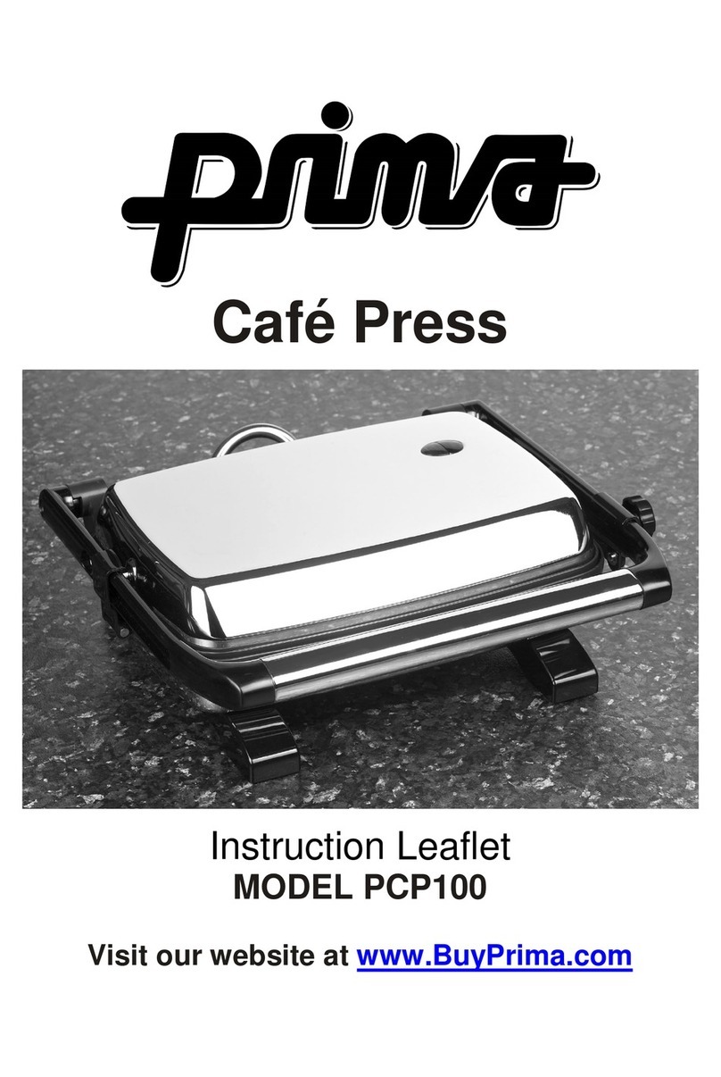 Prima PCP100 Instruction leaflet