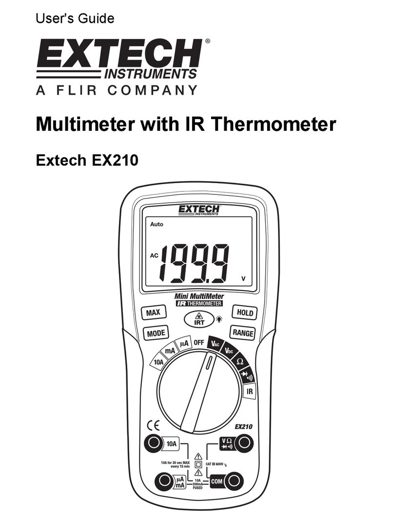 Extech Instruments EX210 user guide