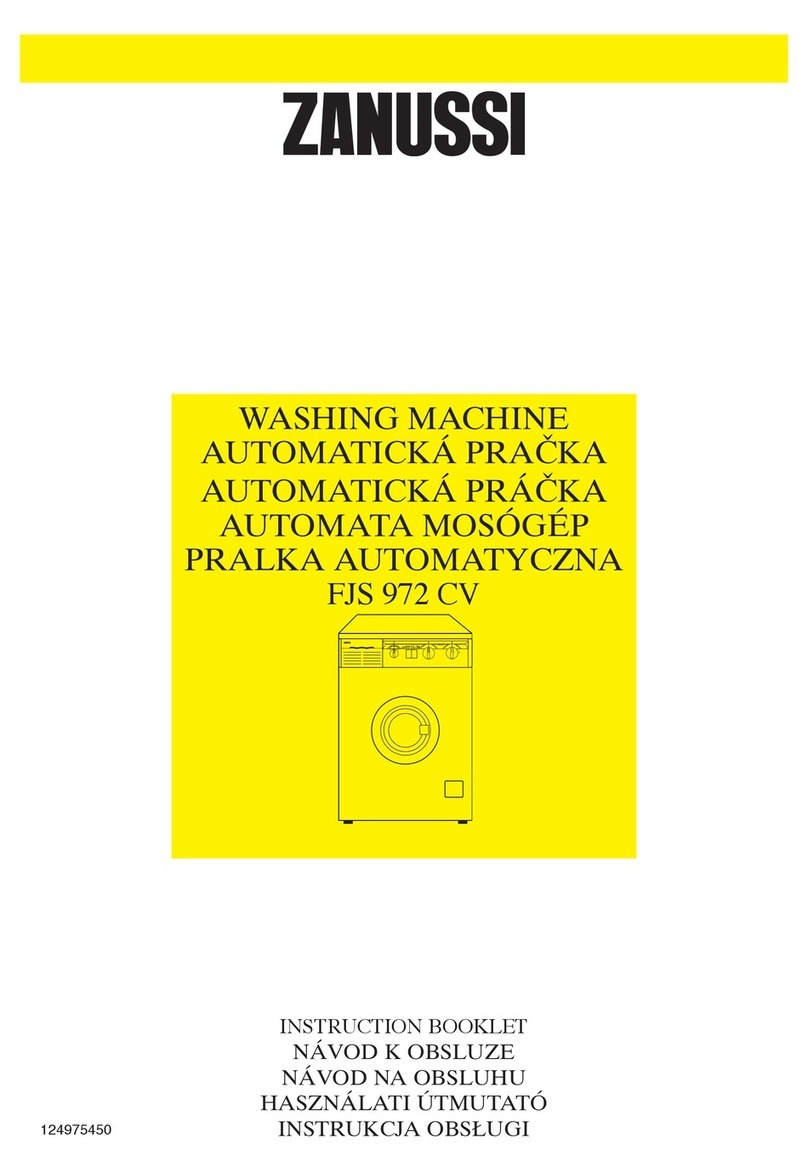 Zanussi FJS 972 CV User manual