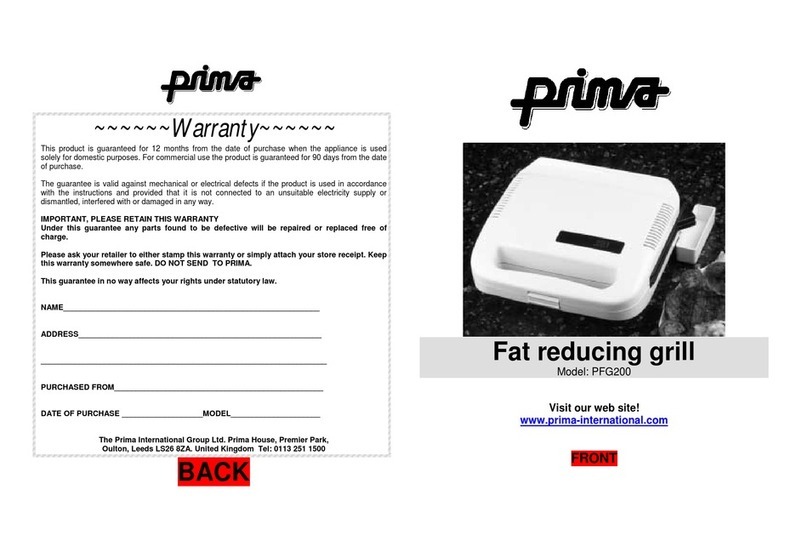Prima PFG200 user guide