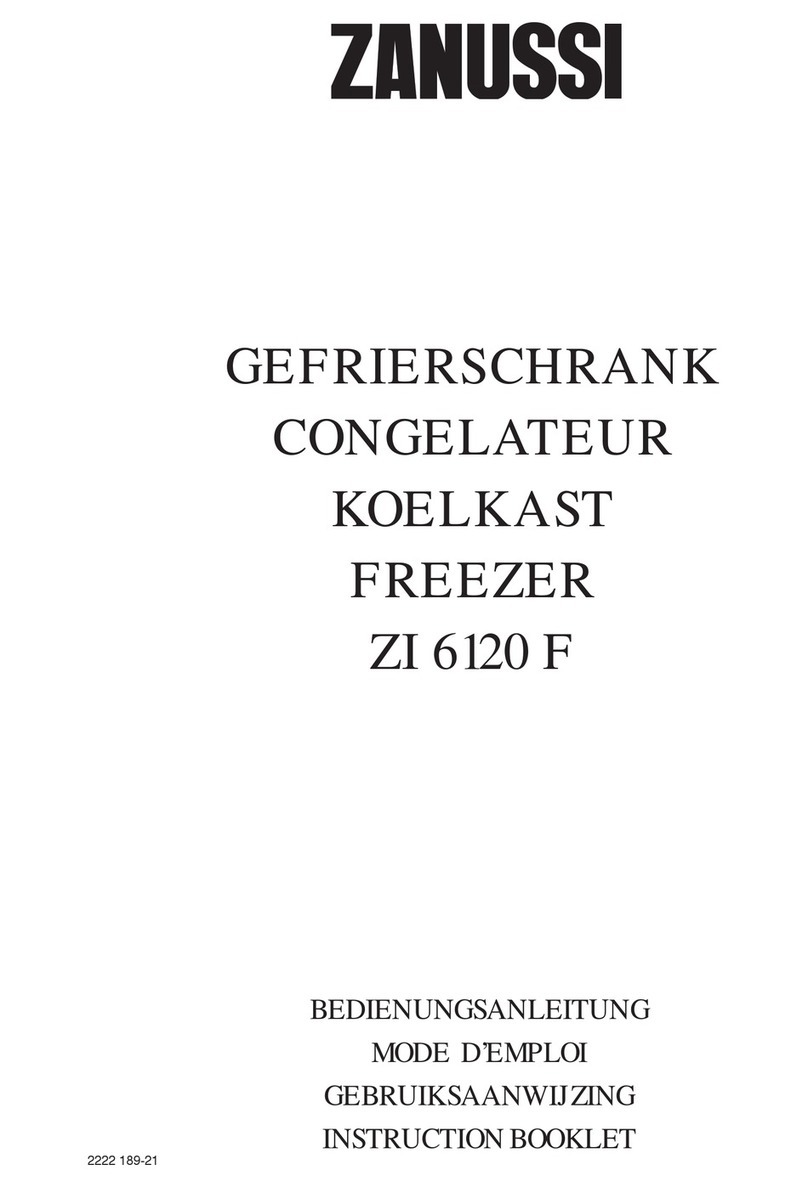 Zanussi ZI 6120 F Instruction booklet