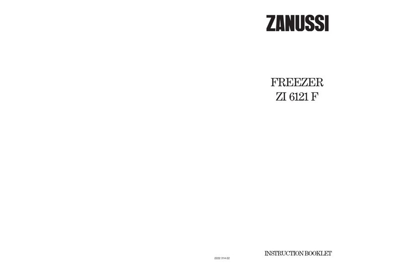 Zanussi ZI 6121 F Instruction booklet
