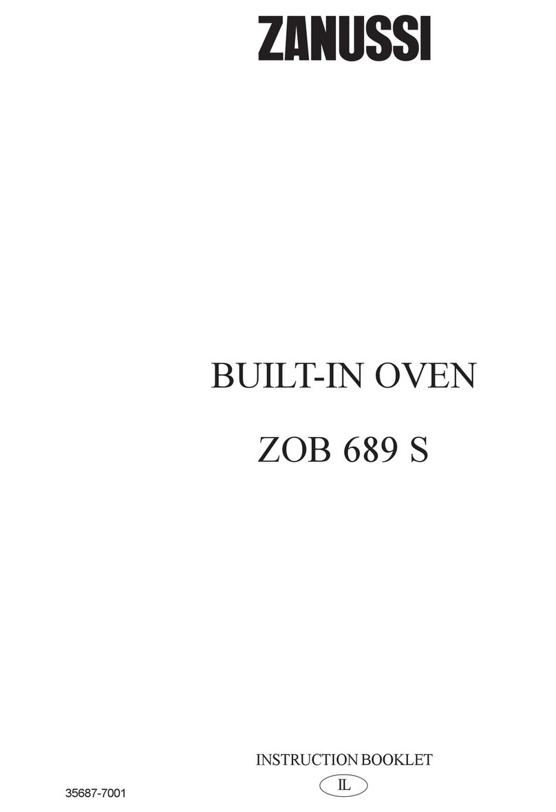 Zanussi ZOB 689 S Instruction booklet