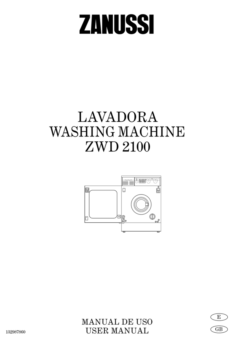 Zanussi ZWD 2100 user manual
