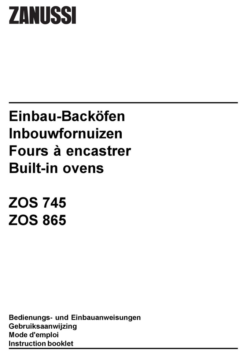 Zanussi ZOS 865 User manual