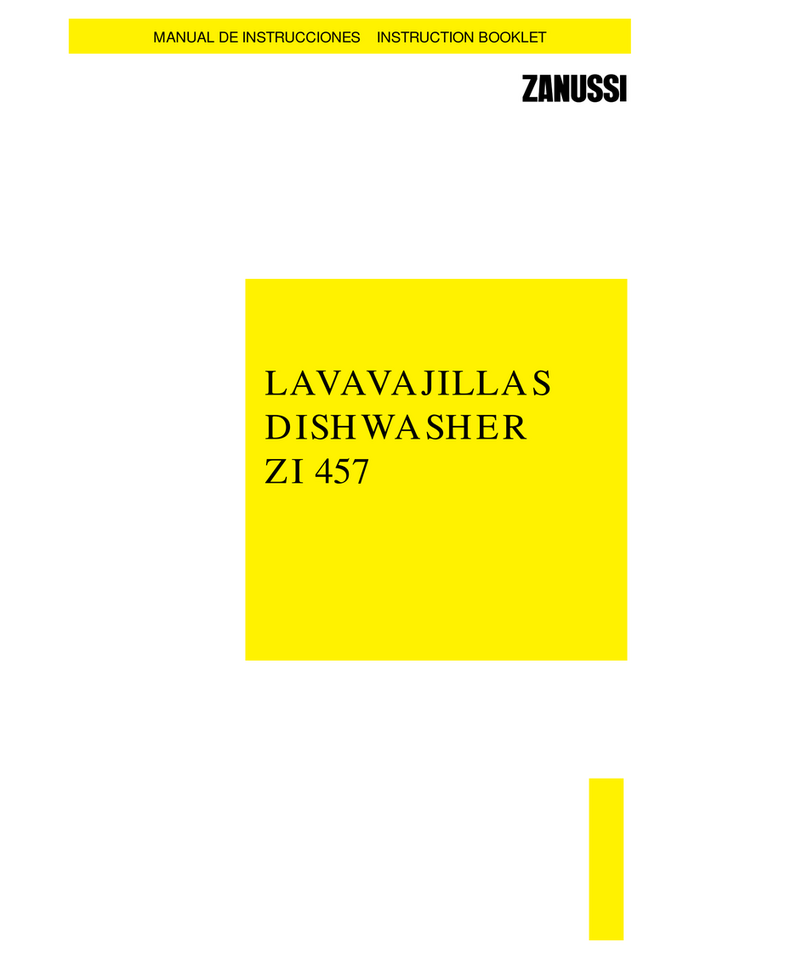 Zanussi ZI 457 User manual Zanussi ZI 457 User manual