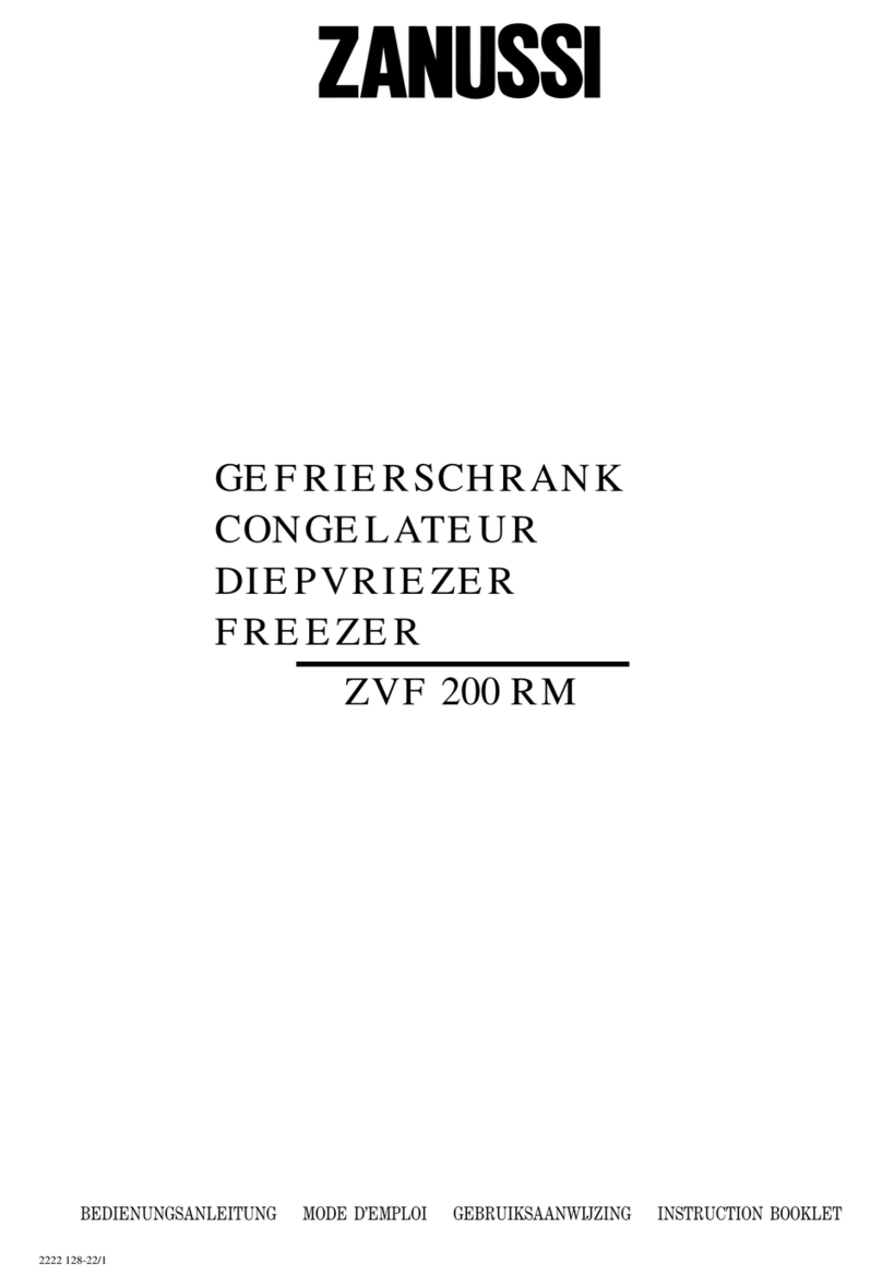 Zanussi ZVF 200 RM User manual