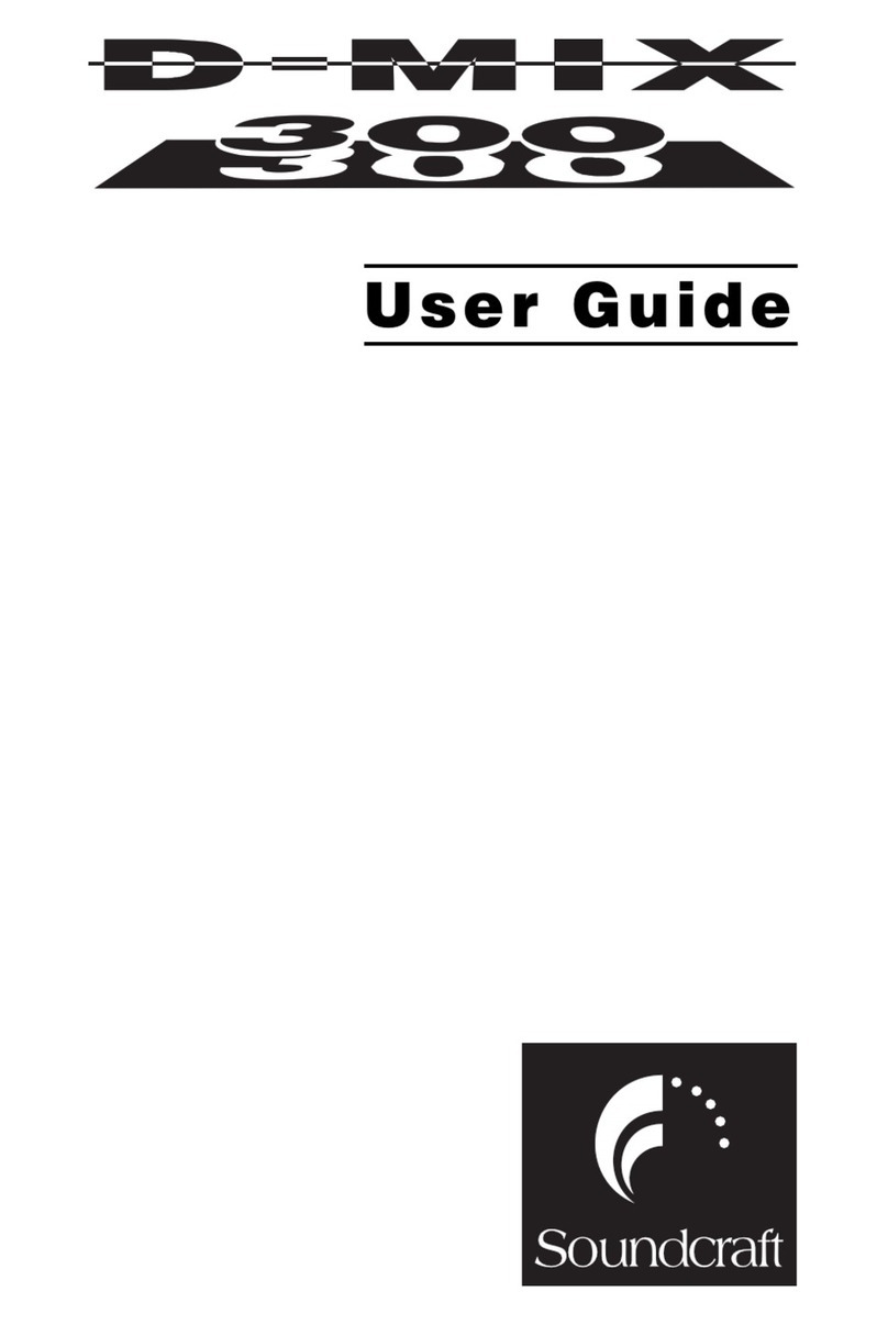 SoundCraft D-Mix 300 User manual