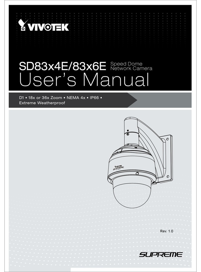 Vivotek SD83X4E user manual