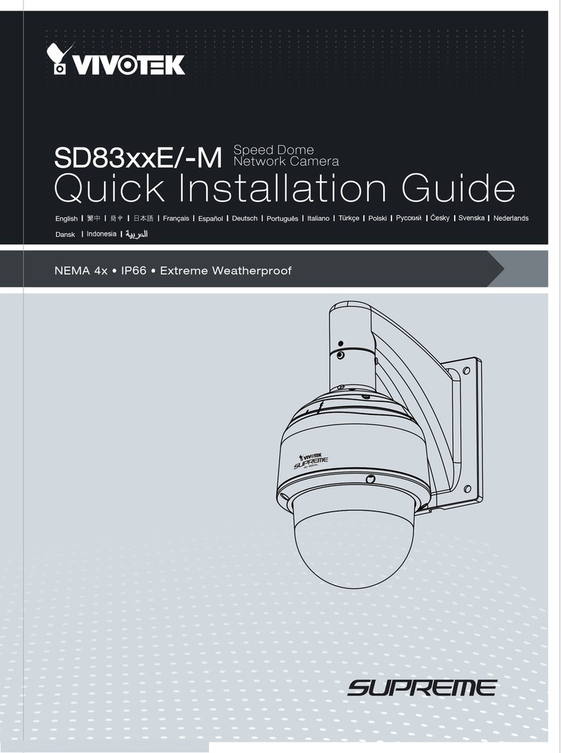 Vivotek SD83X4E User manual Vivotek SD83X4E User manual