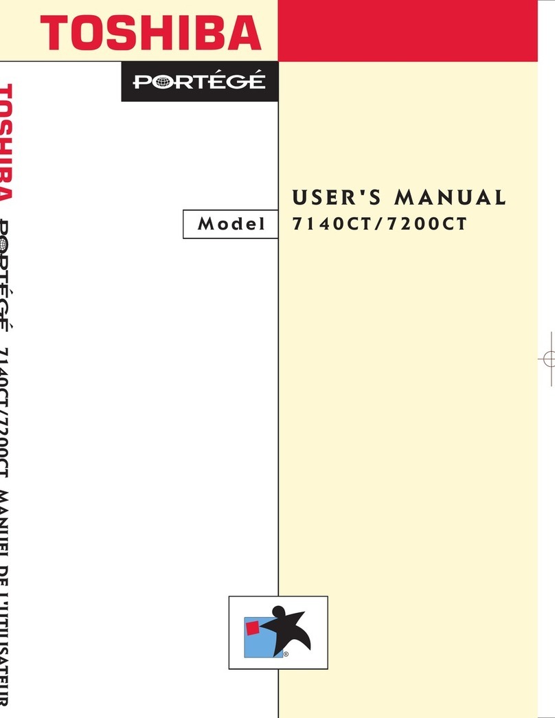 Toshiba Portege 7200CT User manual