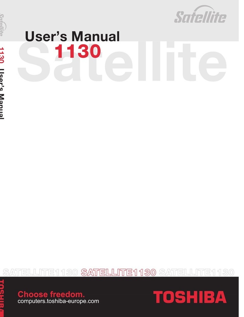 Toshiba Satellite 1130 Series User manual