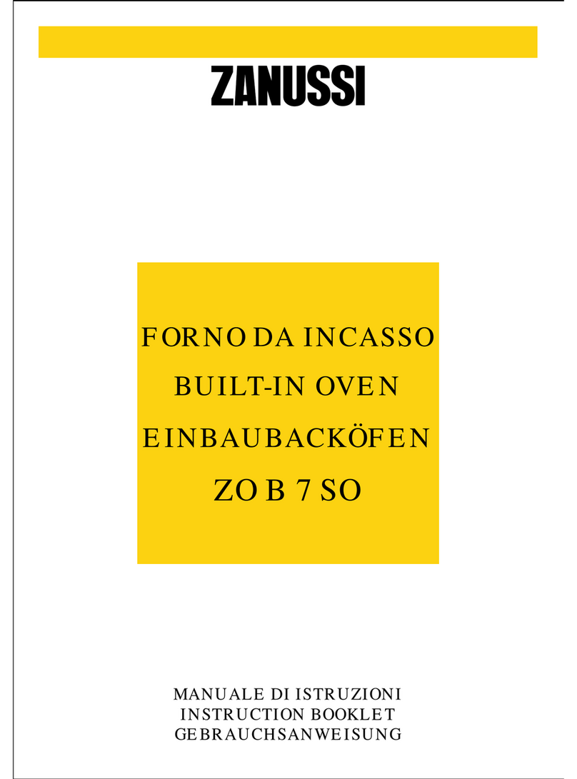 Zanussi ZO B 7 SO Instruction booklet