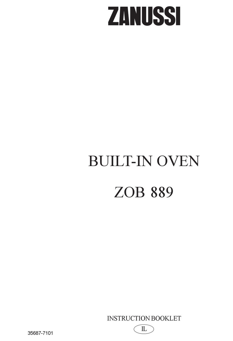 Zanussi ZOB 889 Instruction booklet