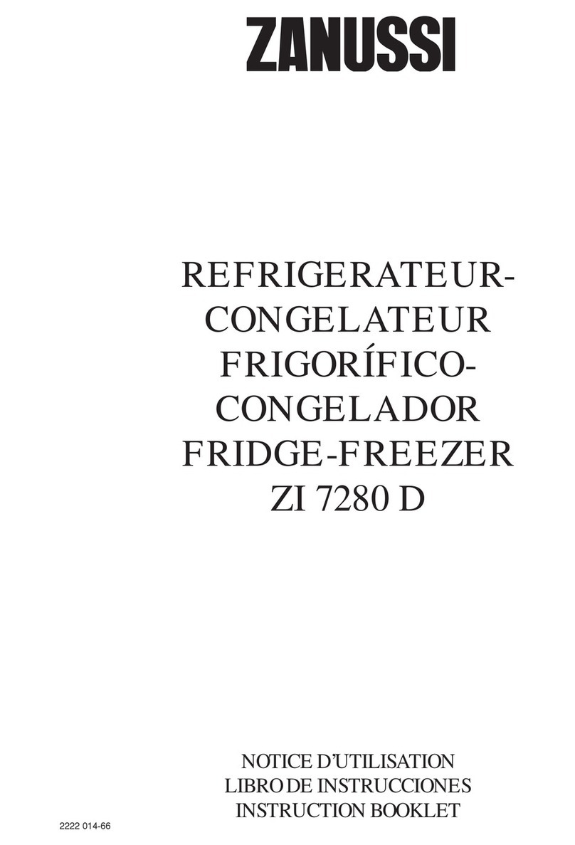 Zanussi ZI 7280 D Instruction booklet