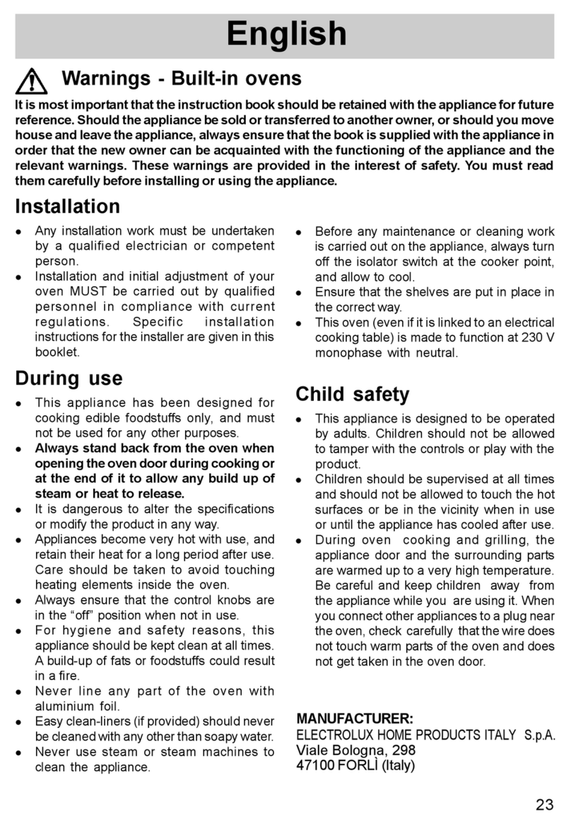 Zanussi ZOB 893 Q User manual