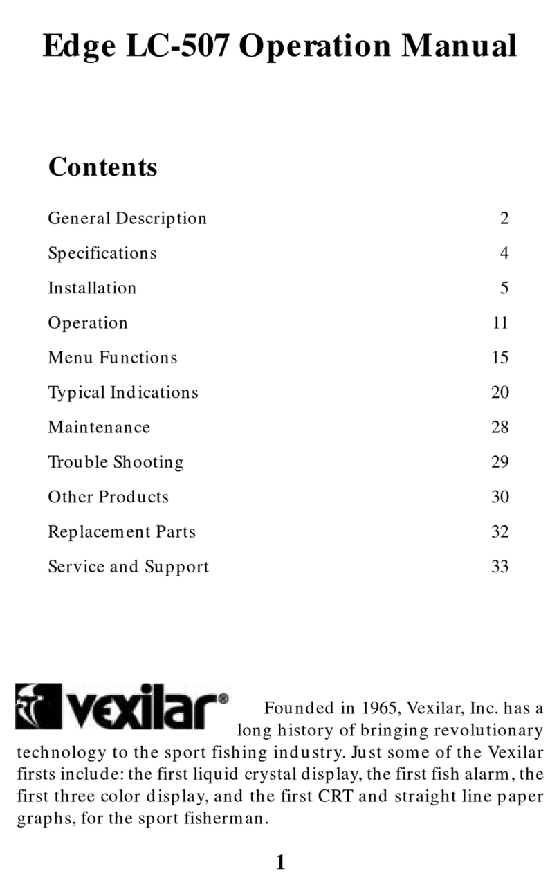 VEXILAR EDGE LC-507 Operation manual VEXILAR EDGE LC-507 Operation manual