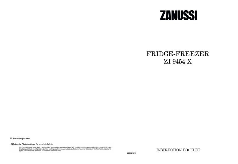 Zanussi ZI 9454 X Instruction booklet