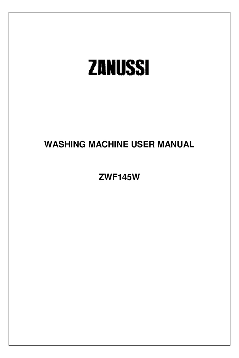 Zanussi ZWF145W User manual