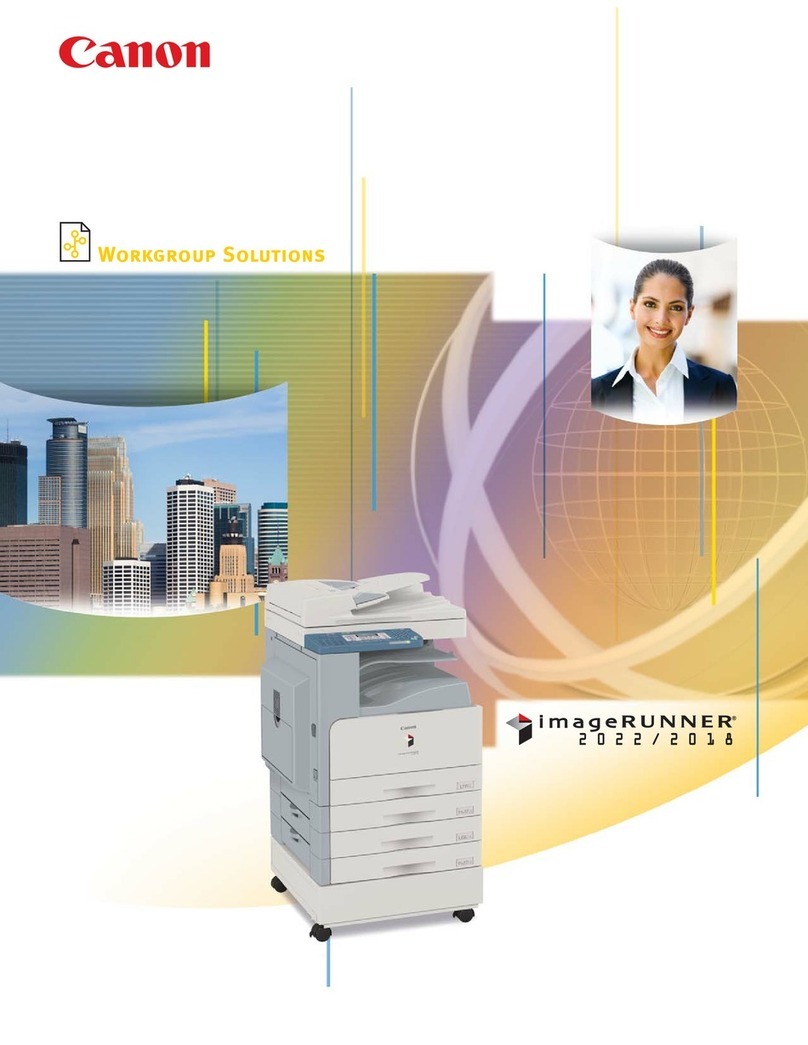 Canon imageRunner 2022 User manual