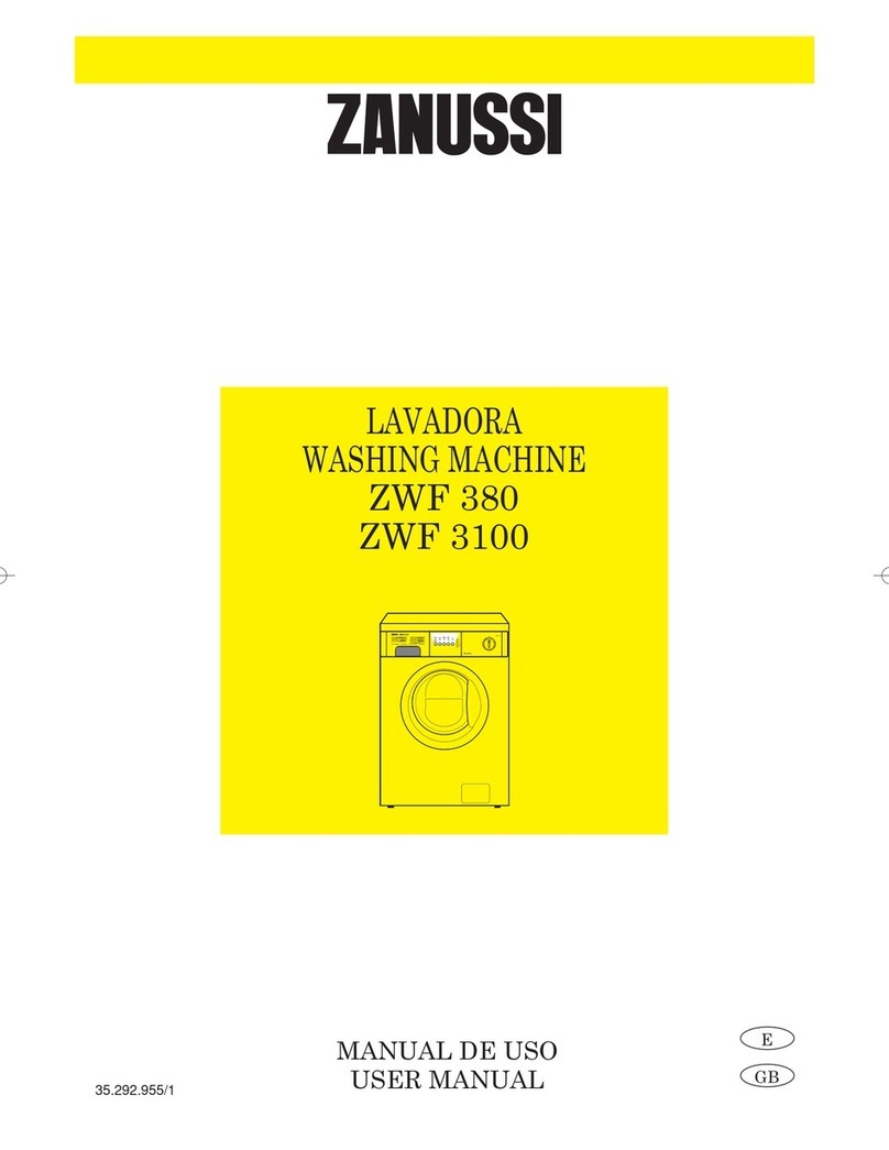 Zanussi ZWF 3100 User manual Zanussi ZWF 3100 User manual
