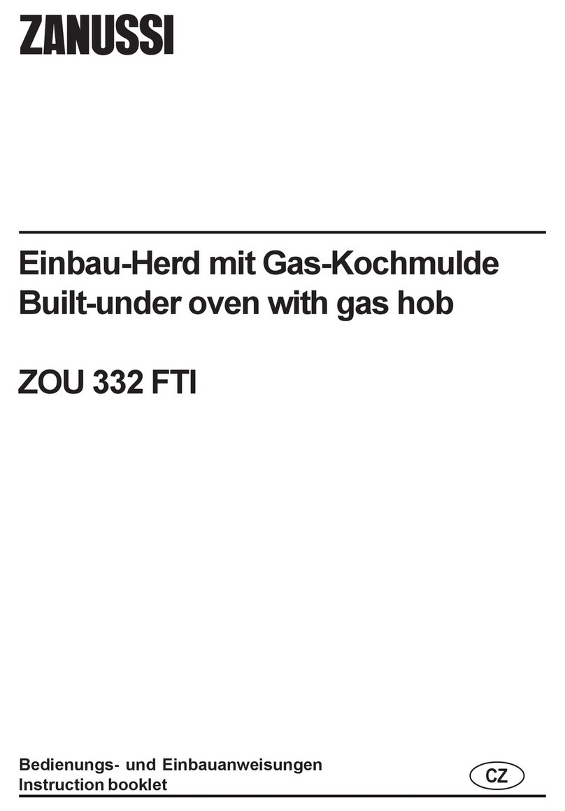 Zanussi ZOU 332 FTI Instruction booklet