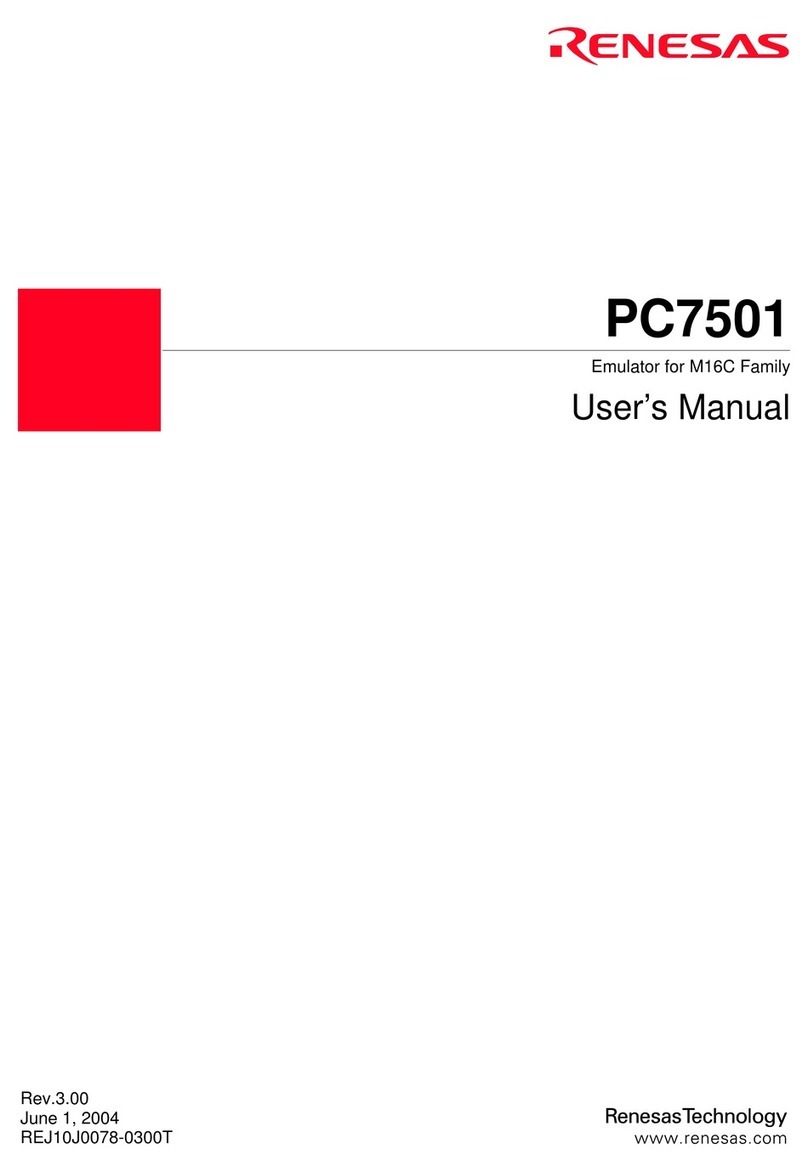 Renesas PC7501 user manual