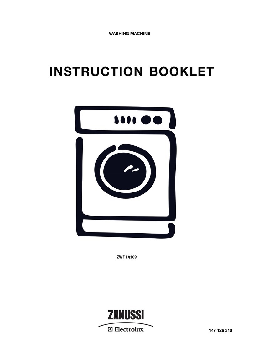 Zanussi Electrolux ZWF 14109 Instruction booklet