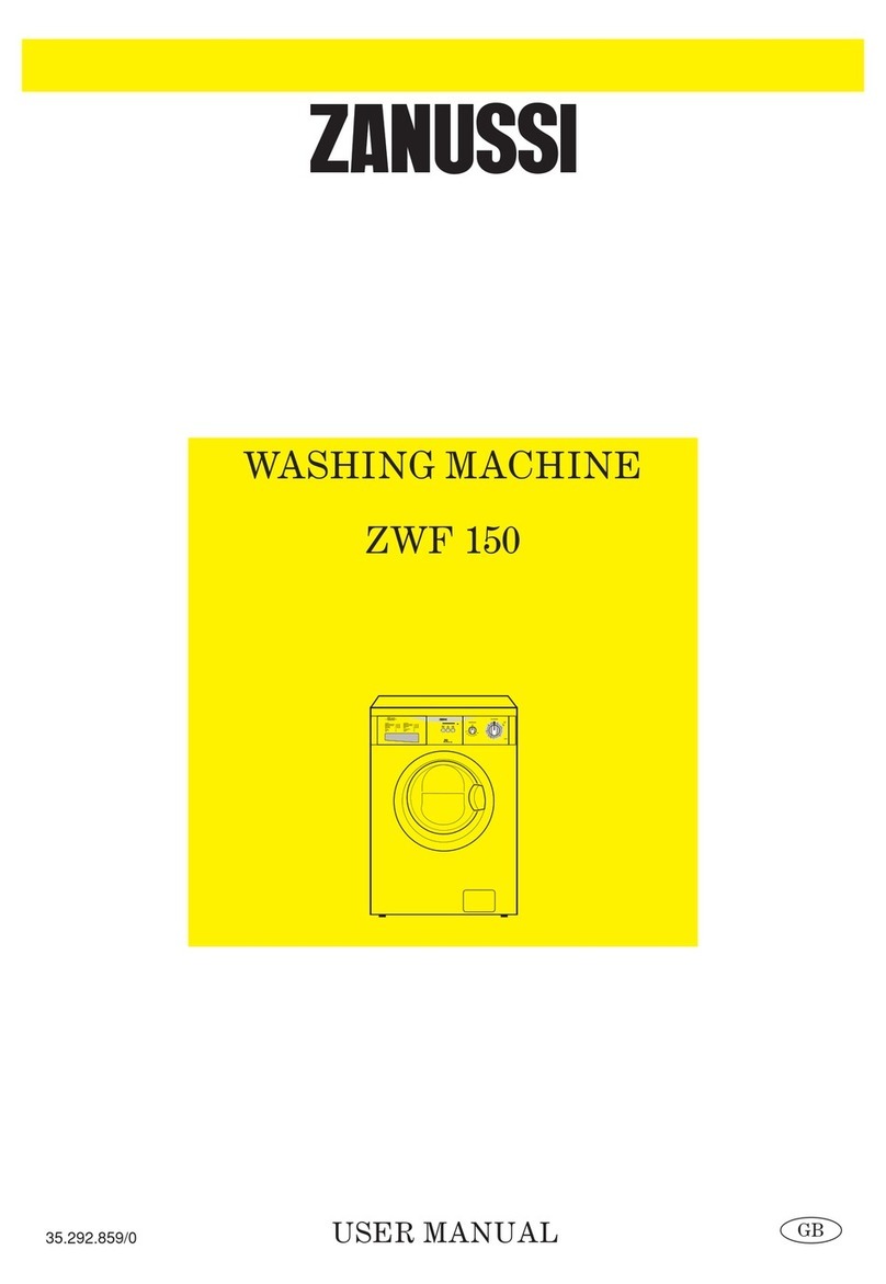 Zanussi ZWF 150 user manual