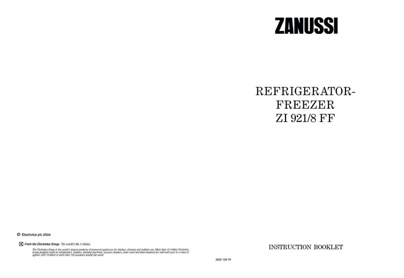 Zanussi ZI 921 FF User manual