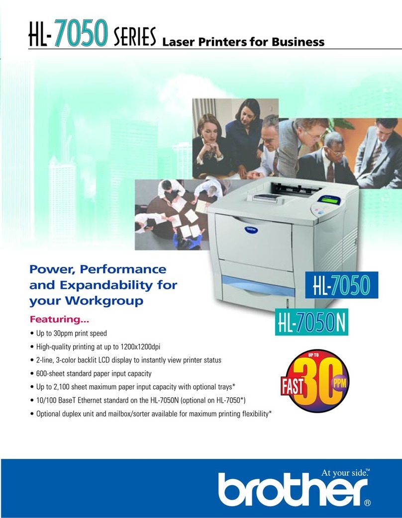 Brother HL-7050 Series User manual