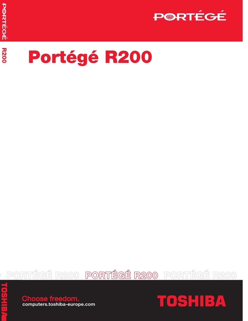 Toshiba Portege R200 User manual