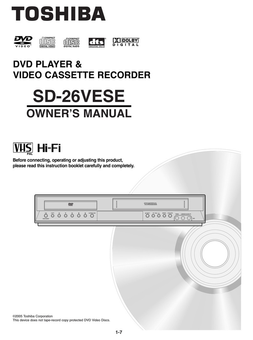 Toshiba SD-26VESE User manual
