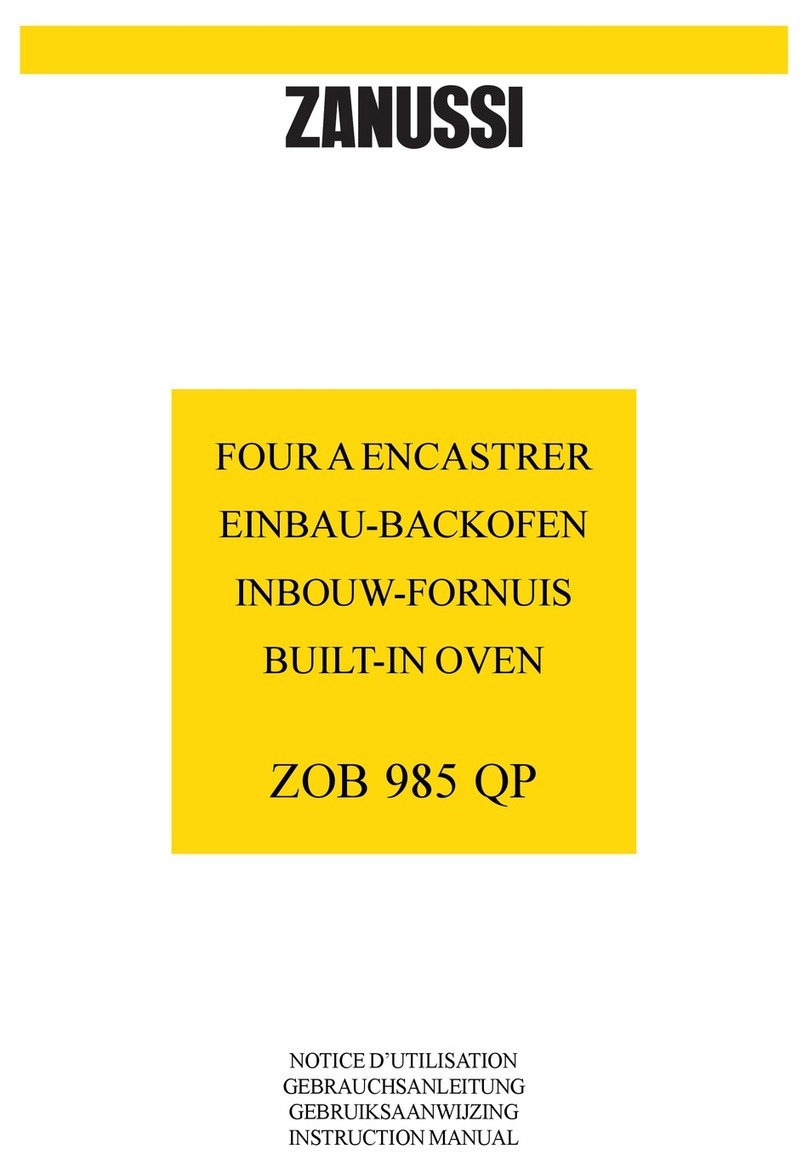 Zanussi ZOB 985 QP instruction manual