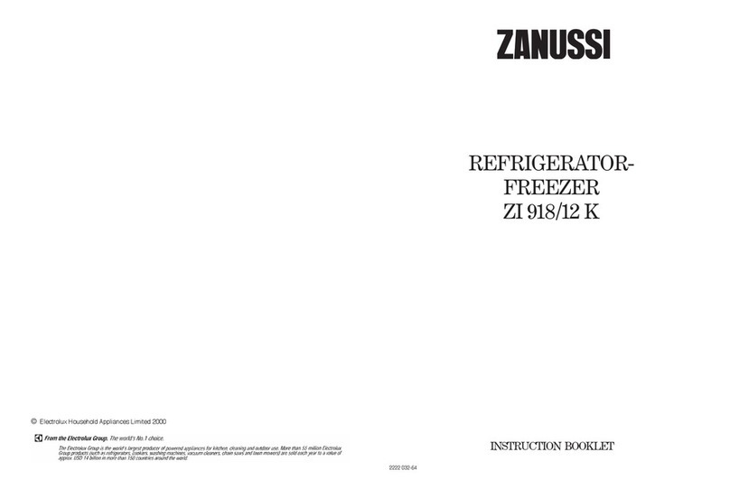 Zanussi ZI 912 K User manual Zanussi ZI 912 K User manual