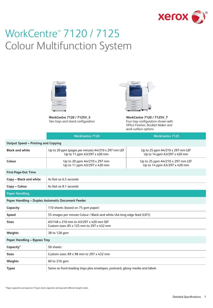 Xerox WORKCENTRE 7120 User manual Xerox WORKCENTRE 7120 User manual