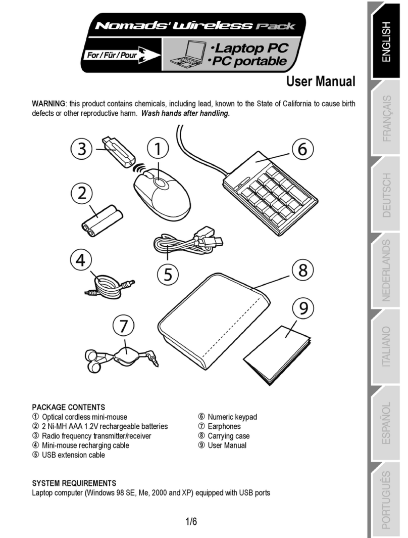 Thrustmaster NOMAD WIRELESS Pack user manual