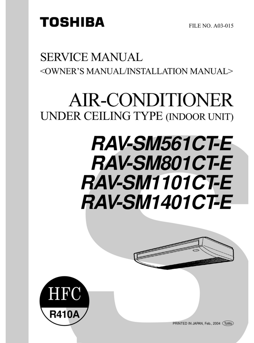 Toshiba RAV-SM561CT-E User manual
