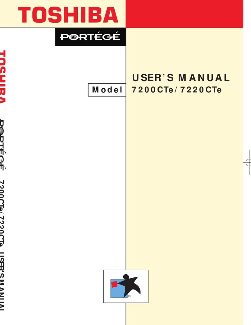 Toshiba Portege 7200CTe User manual