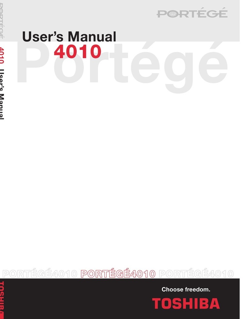 Toshiba Portege 4010 user manual